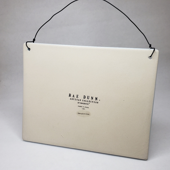 New!   RAE DUNN - LOVE YOU TO THE NORTH POLE AND BACK Wall Plaque - Picture 2 of 2